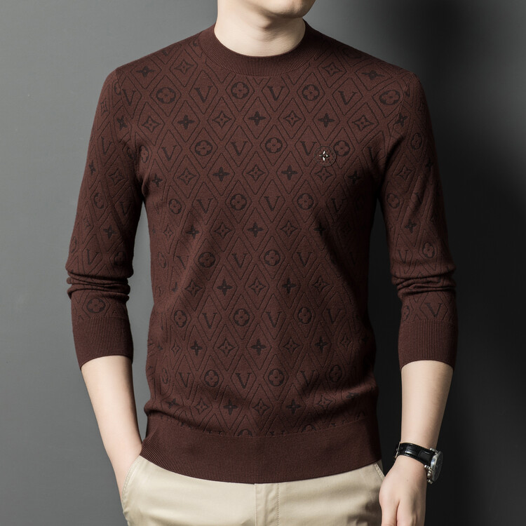 Louis Vuitton Kleding Trui Sweatshirts Mannen Katoen Breien Wol Herfst/winter collectie Fashion