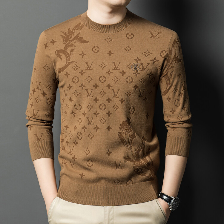 AAA+
 Louis Vuitton Kleding Trui Sweatshirts Mannen Katoen Breien Wol Herfst/winter collectie Fashion