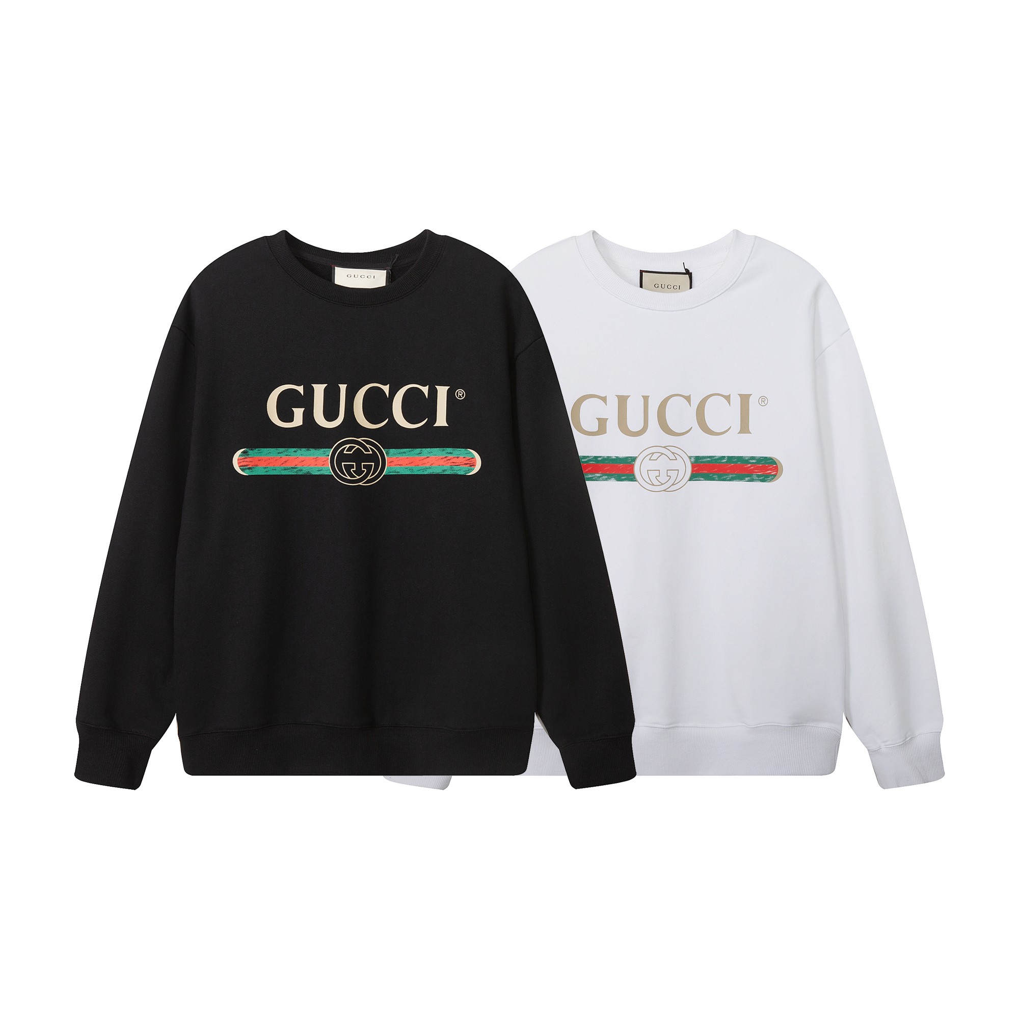 Personalización de alta gama, versión de la más alta calidad de la sudadera de cuello redondo con logo estampado de GU*…