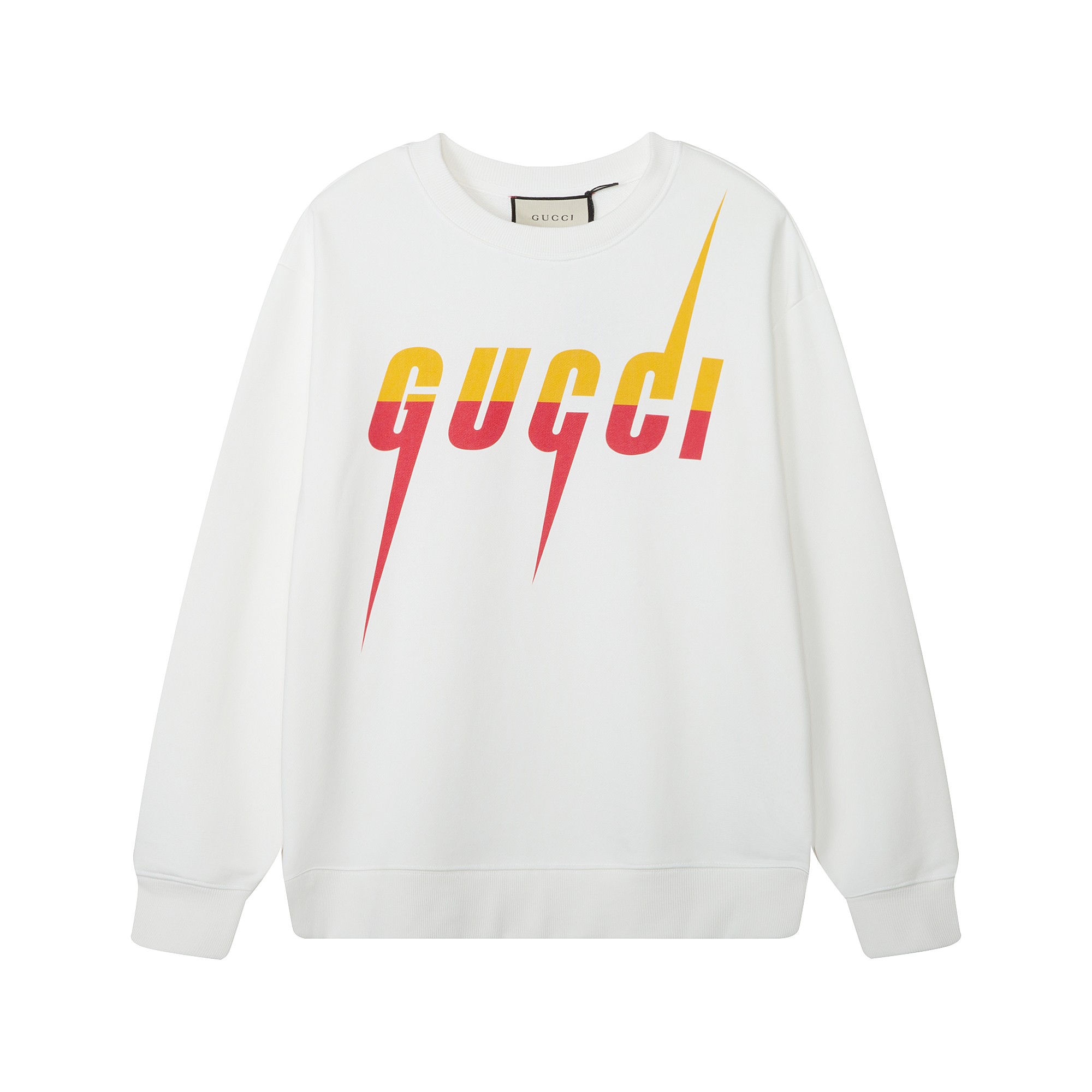 #701, alta personalización, versión de máxima calidad, sudadera con cuello redondo y logo estampado de la nueva GU*, co…