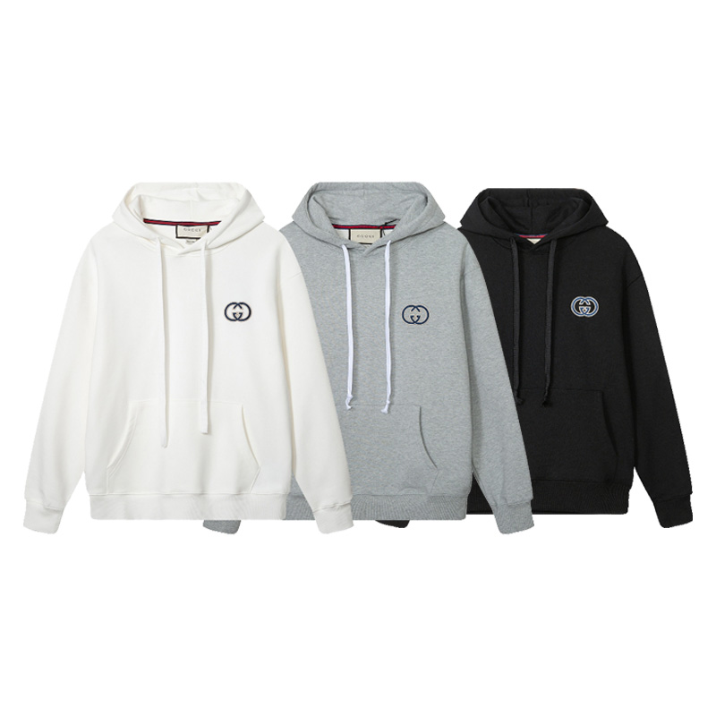 #702, alta personalización, versión de máxima calidad, sudadera con capucha y logo bordado de la nueva GU*, confecciona…