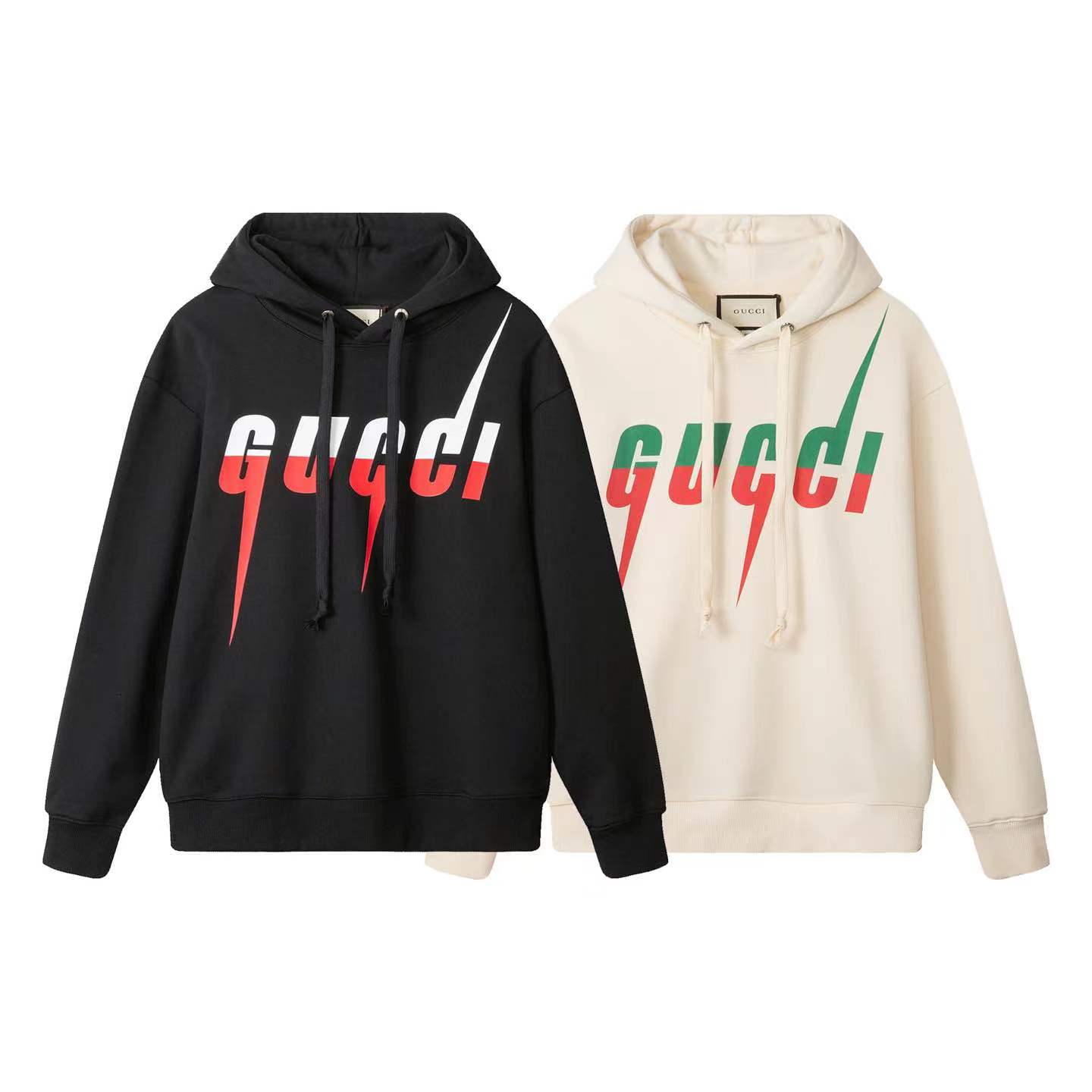 Personalización de alta gama, versión de la más alta calidad de la sudadera con capucha con logo GU* estampado, tejido …