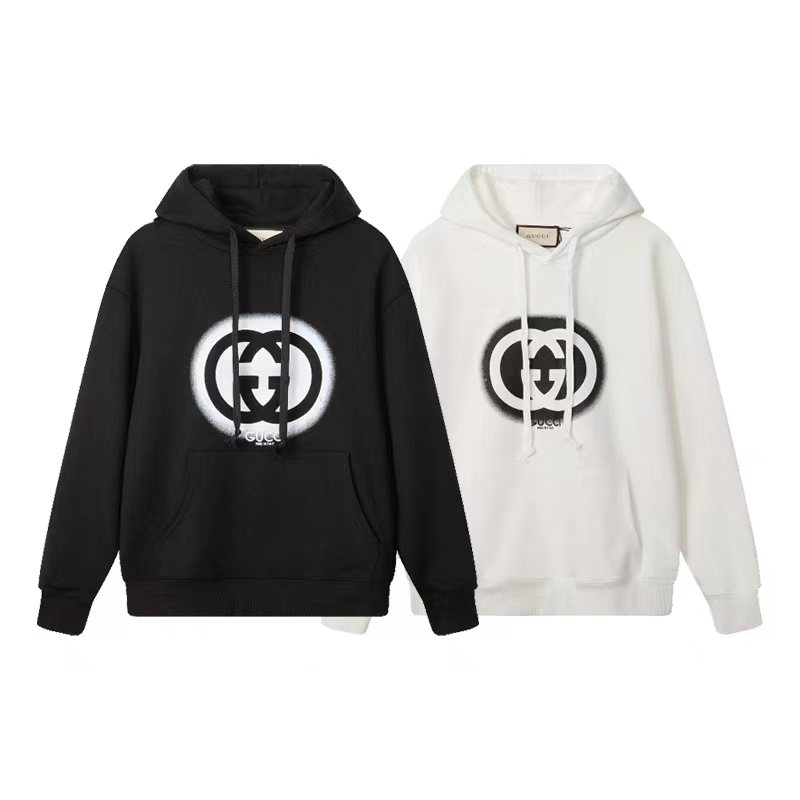 #729, alta personalización, versión de máxima calidad, sudadera con capucha y logo estampado de GU*, confeccionada con …