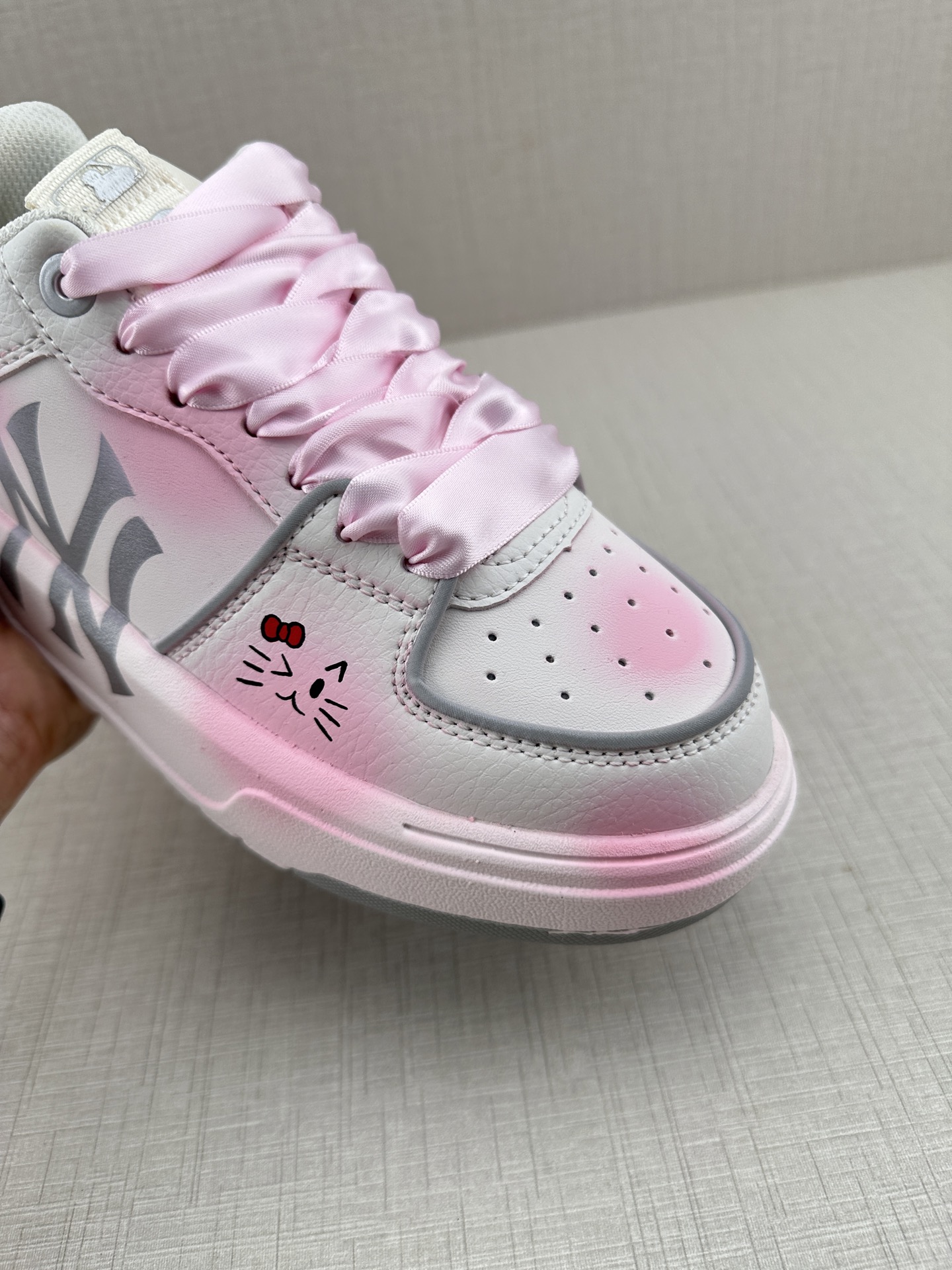 MLB CHUNKY LINER DENIM 潮流百搭 厚底增高休闲鞋 防滑耐磨 2011低帮 老爹鞋 3ASXCLD4N