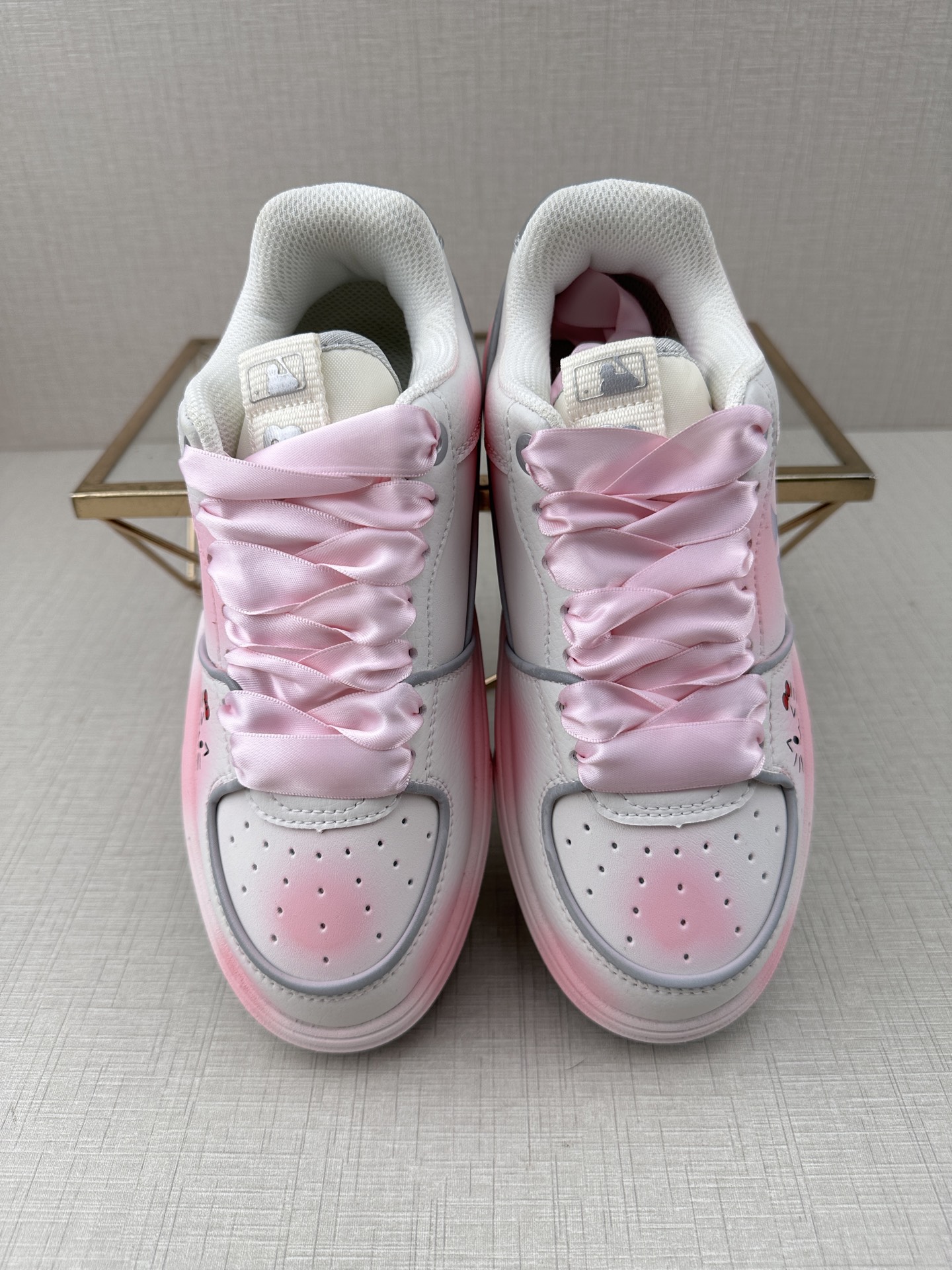 MLB CHUNKY LINER DENIM 潮流百搭 厚底增高休闲鞋 防滑耐磨 2011低帮 老爹鞋 3ASXCLD4N