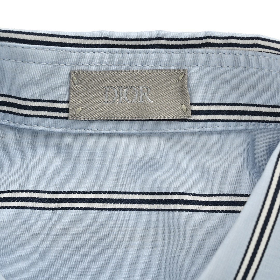 Dior/迪奥 24Fw 口袋刺绣条纹衬衫 2024 /DIOR冬季男装系列