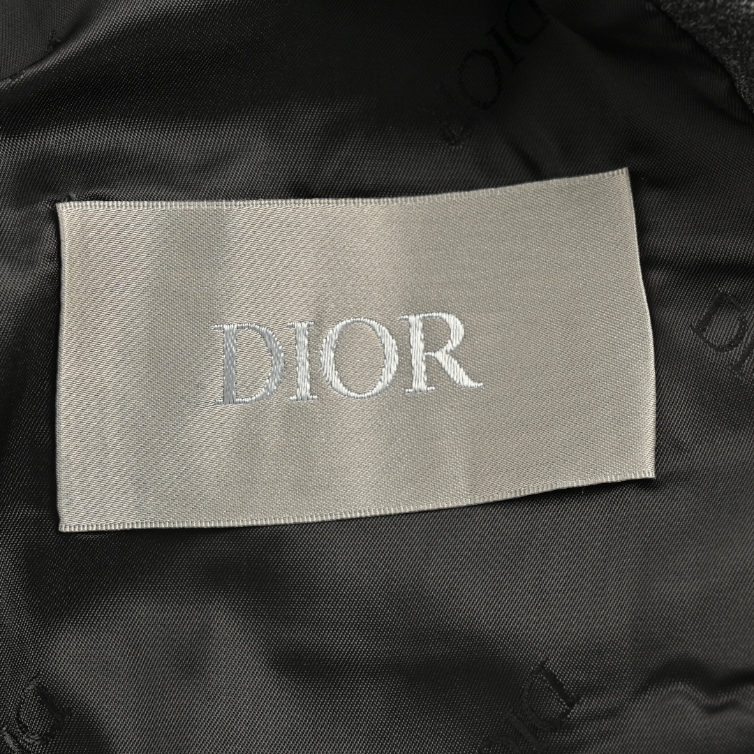 Dior/迪奥 24Fw 袖子可拆卸拼接拉链羊毛外套