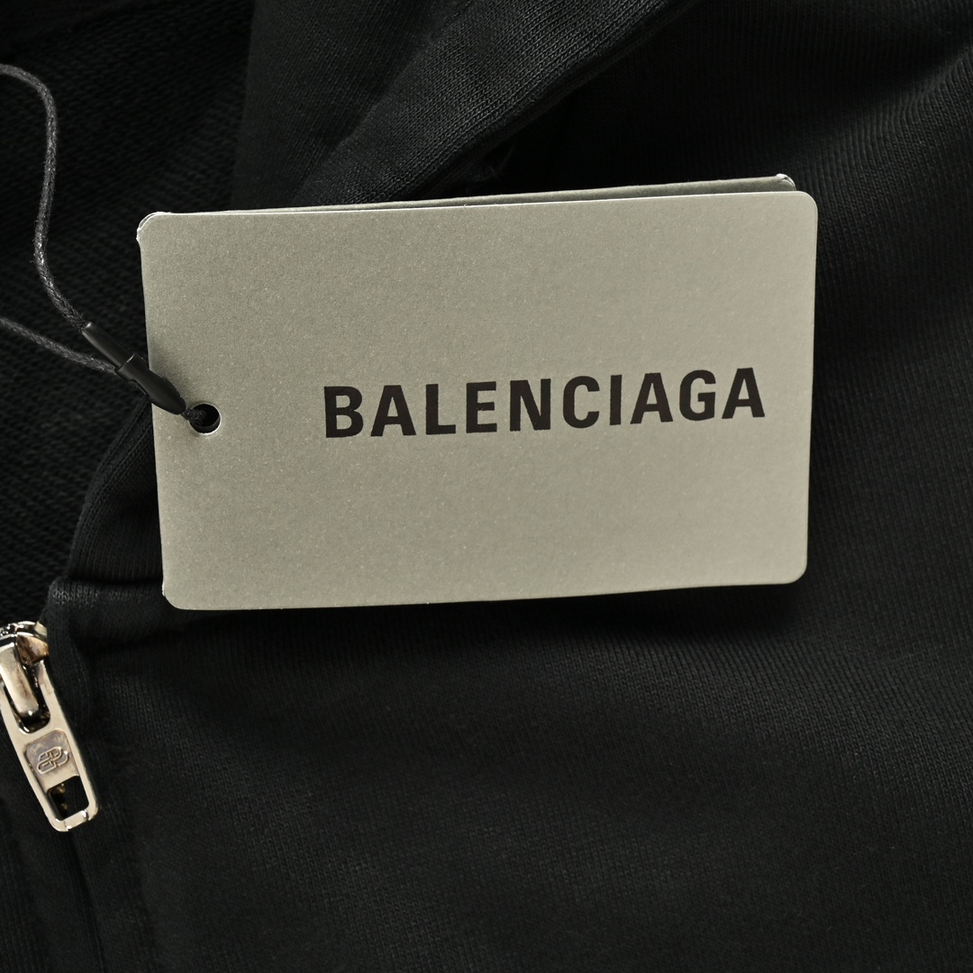 Balenciaga/巴黎世家 反转铁塔拉链连帽外套