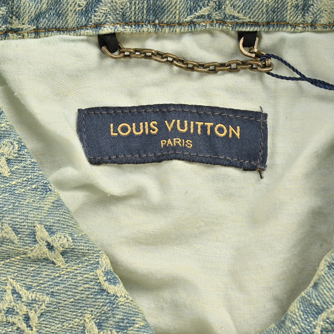 Louis Vuitton/路易威登 24Fw 满印老花牛仔外套