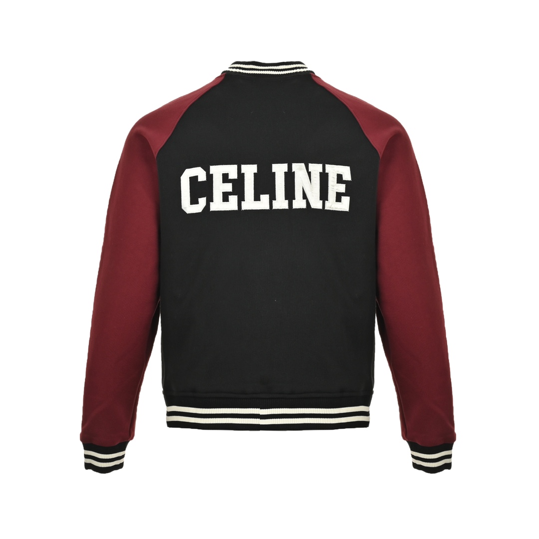 Celine/赛琳 24Fw 贴布绣字母拼色棒球服外套