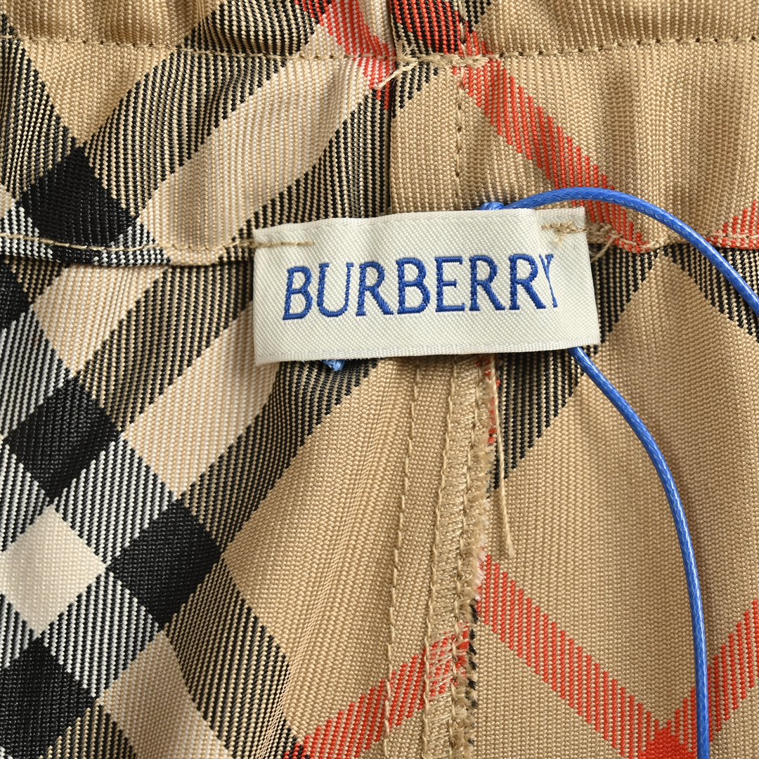 Burberry/巴宝莉 24Fw 战马刺绣格纹长裤