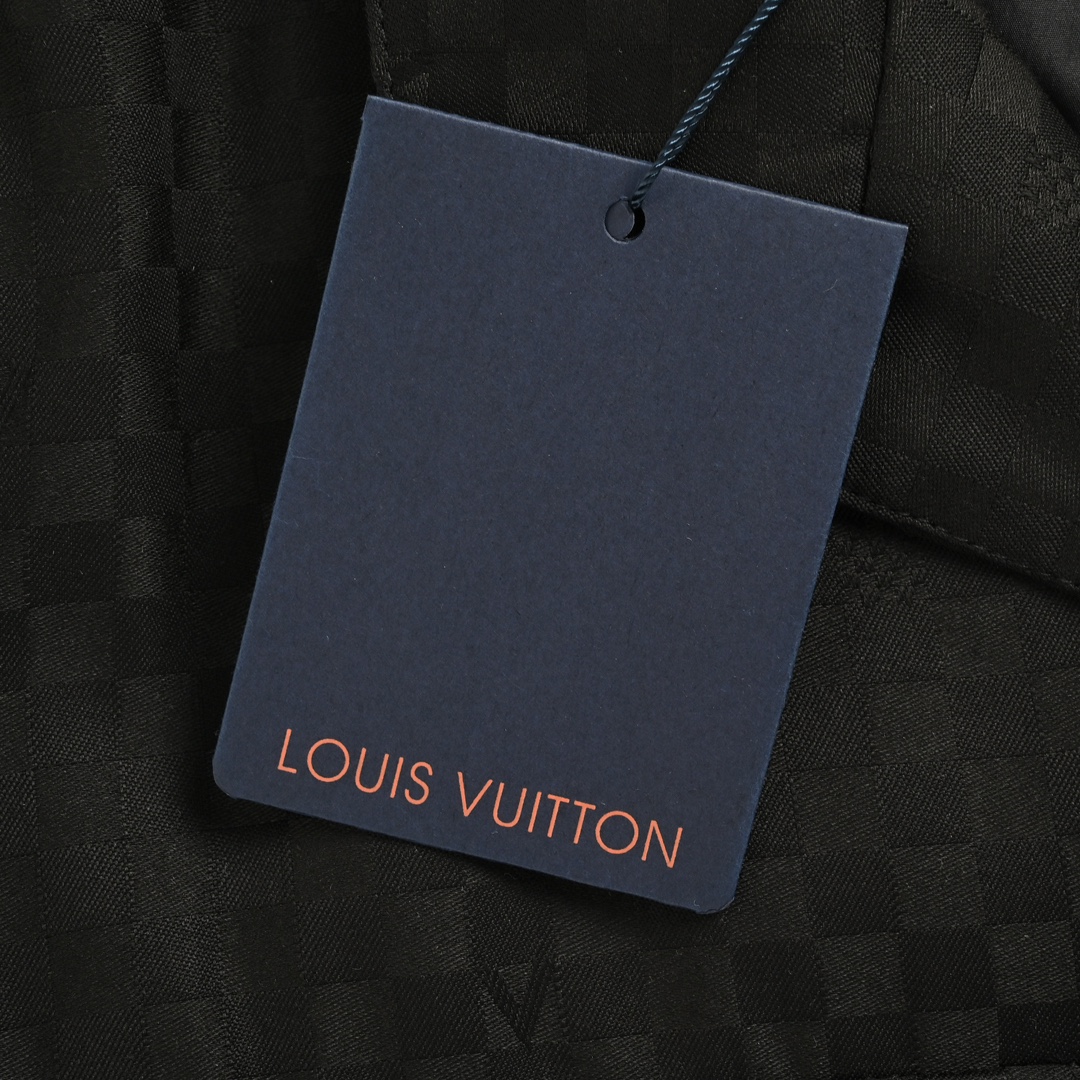 Louis Vuitton/路易威登 24Fw 美洲杯暗纹棋盘格衬衫夹克 2024 LV新款夹克式衬衫