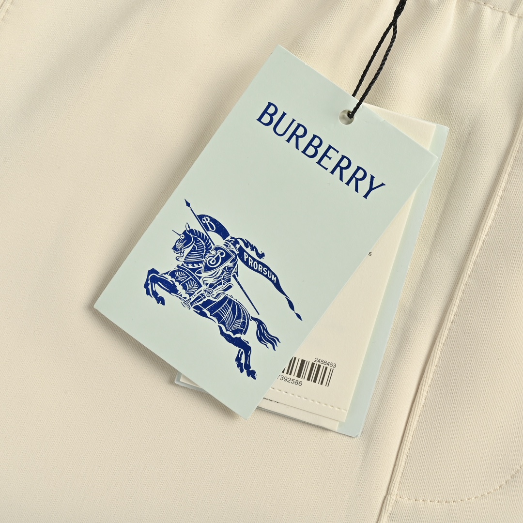 Burberry/巴宝莉 24Fw 水鸟压抑刺绣侧边织带套装长裤