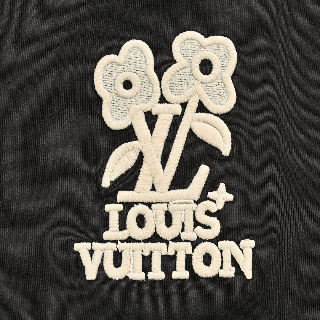 Louis Vuitton/路易威登 24Fw 花卉刺绣侧边织带套装外套