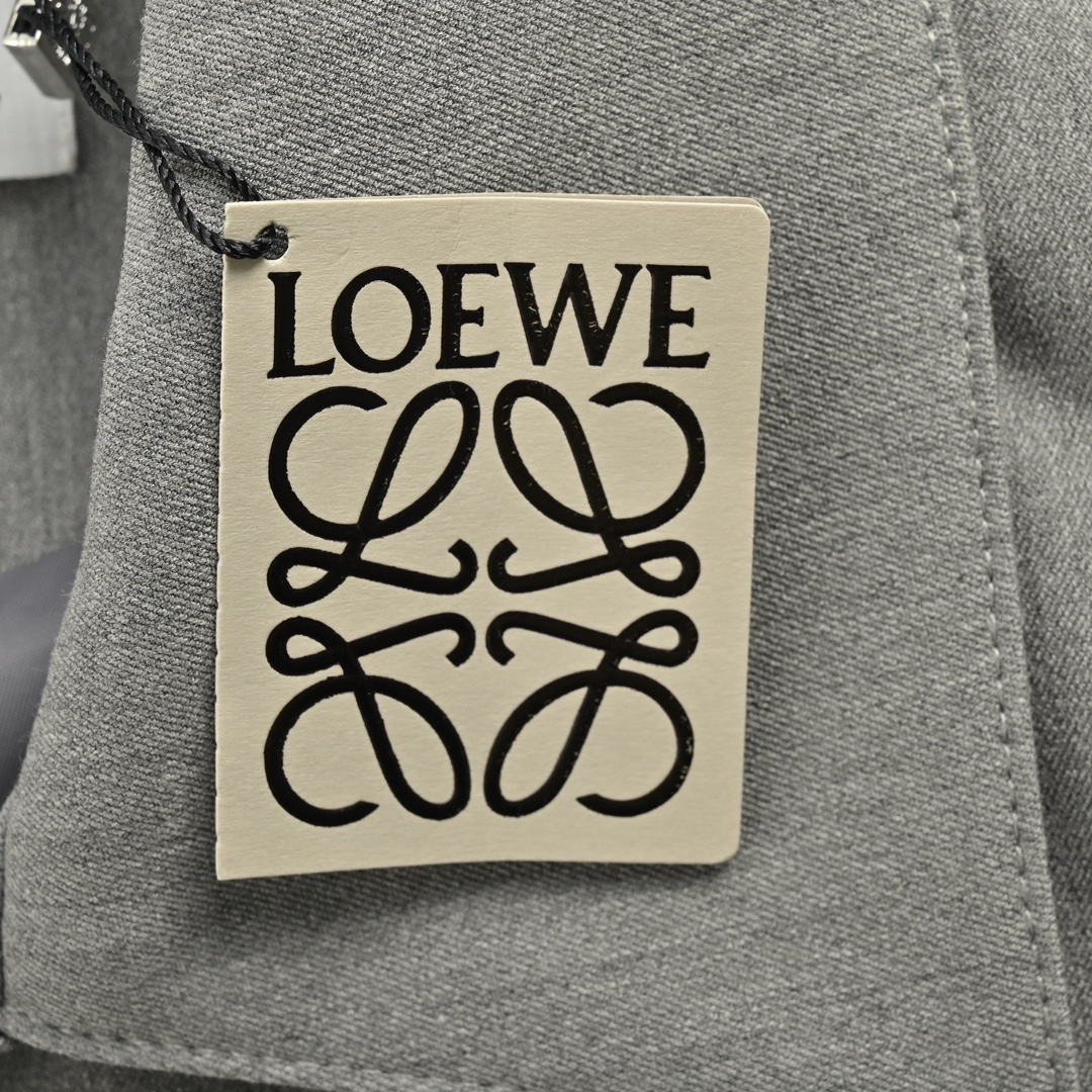 Loewe/罗意威 24Fw 三口袋羊毛工装翻领夹克外套