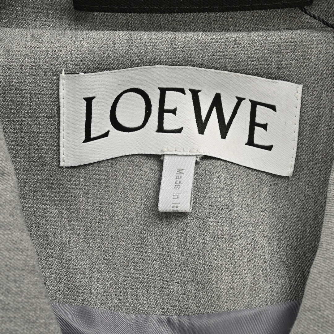 Loewe/罗意威 24Fw 三口袋羊毛工装翻领夹克外套