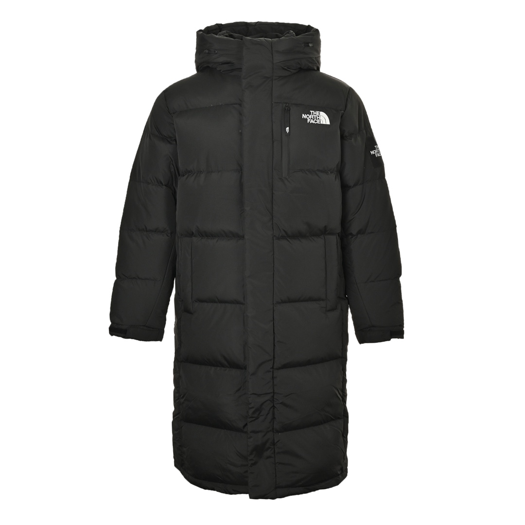 The North Face/北面 经典刺绣logo袖标长款羽绒服