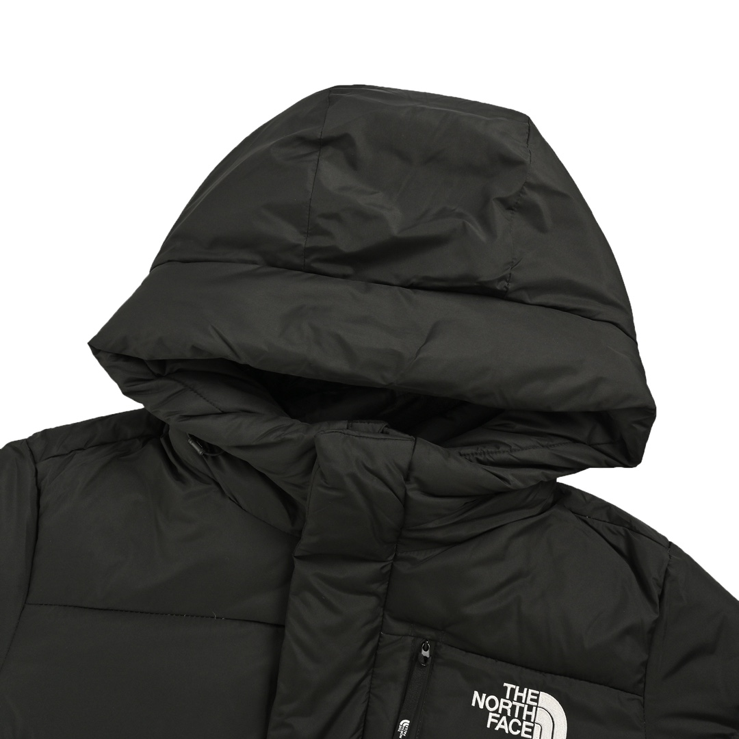 The North Face/北面 经典刺绣logo袖标长款羽绒服