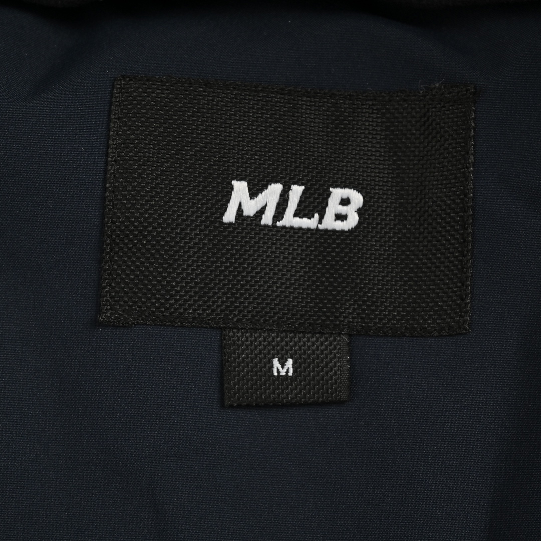 MLB 刺绣徽标毛领工装羽绒服