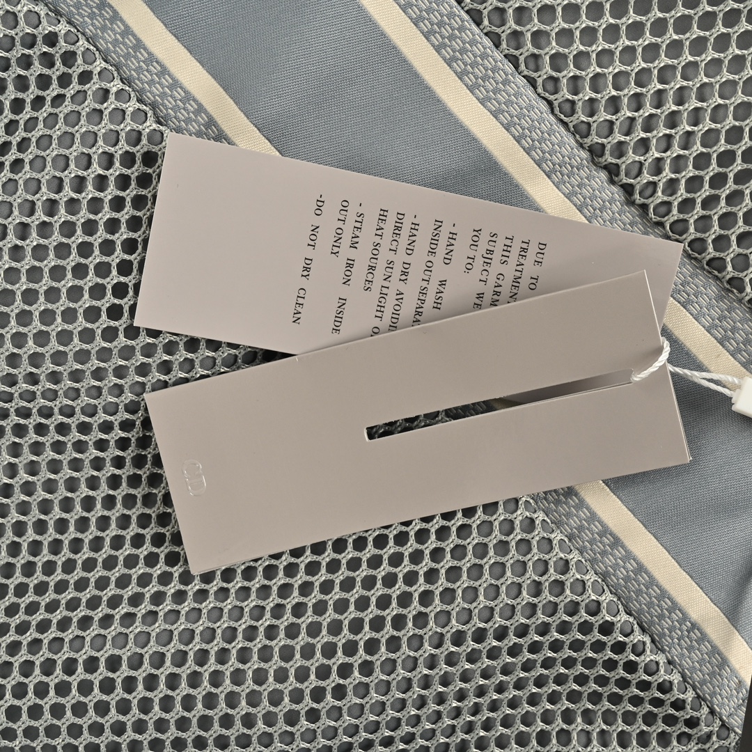 Dior/迪奥 24Fw 网眼织带棒球服夹克外套 时髦洋气的配色焕发时尚休闲气质