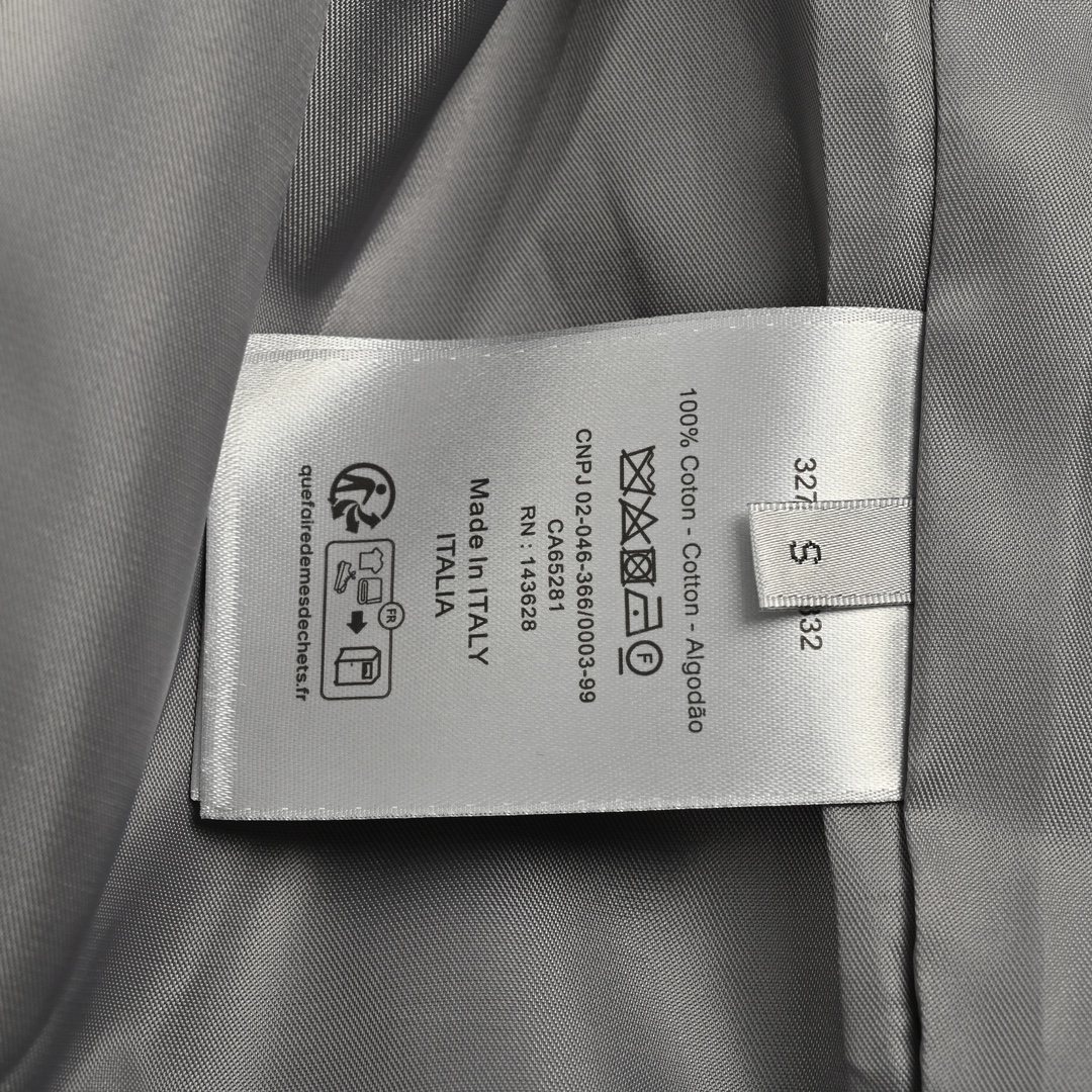 Dior/迪奥 24Fw 网眼织带棒球服夹克外套 时髦洋气的配色焕发时尚休闲气质
