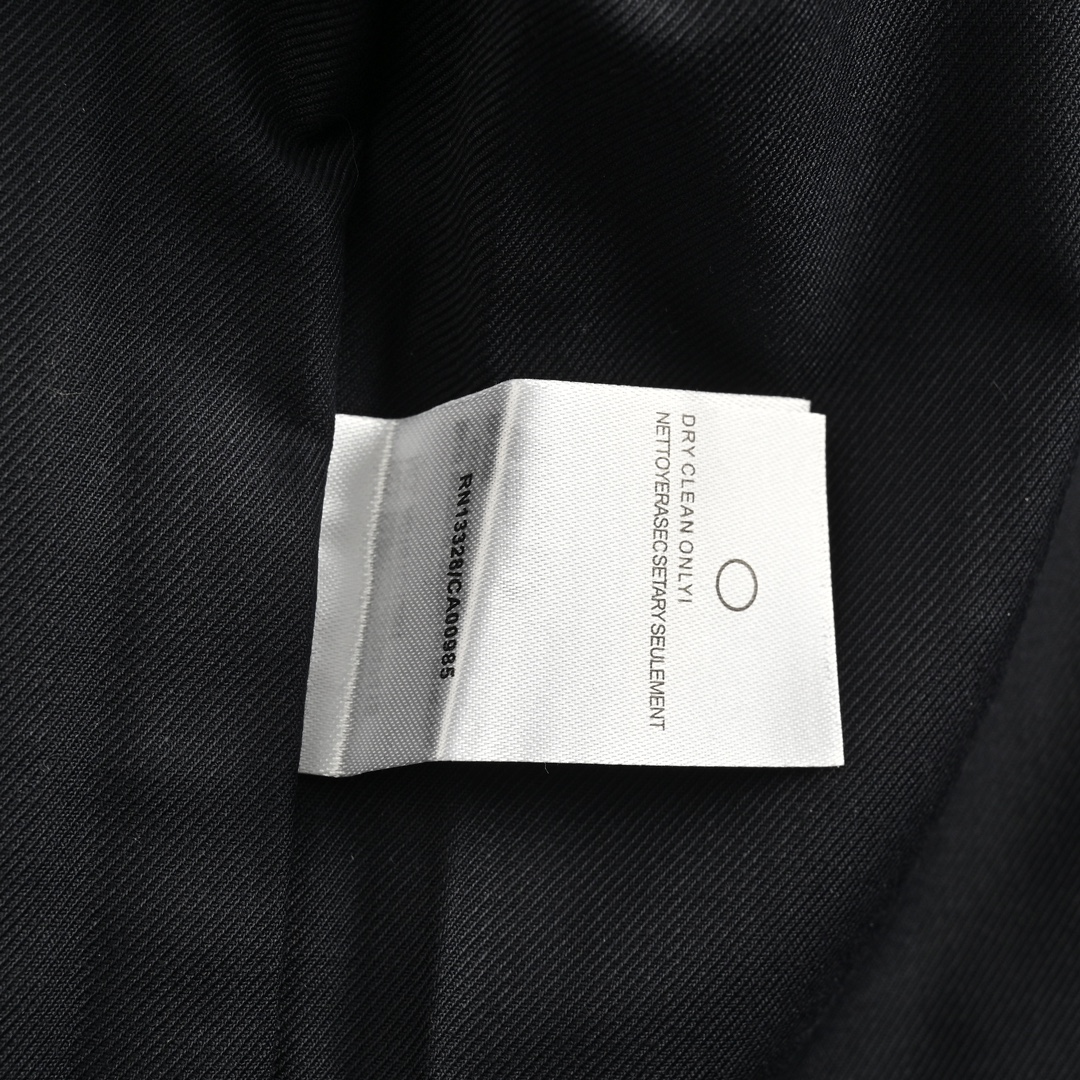 Thom Browne/汤姆布朗 色织四杠拉链风衣外套