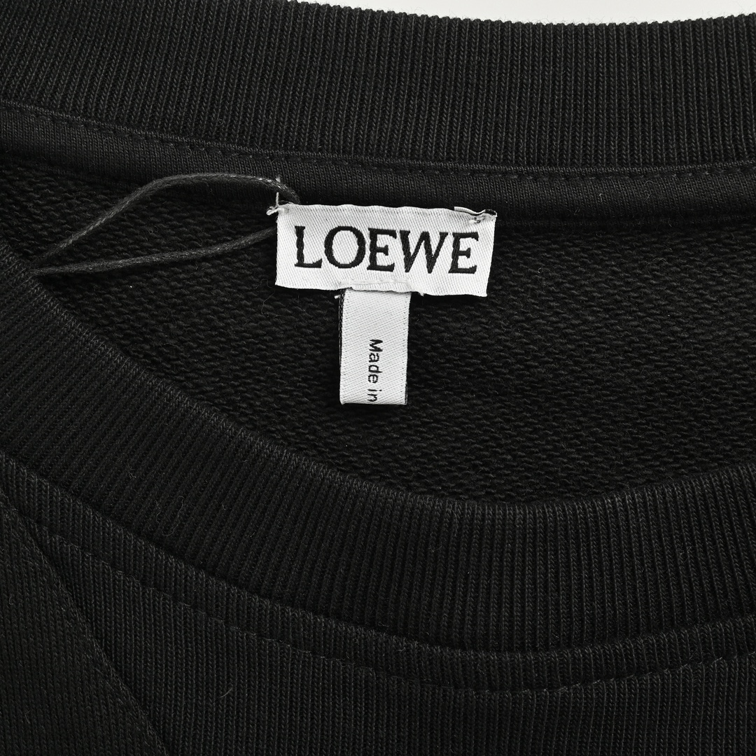 Loewe/罗意威 24Fw 口袋刺绣徽标logo圆领卫衣