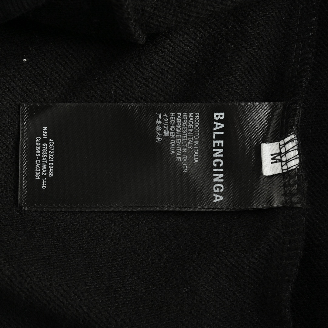 Balenciaga & Vogue 联名 后背灯塔数码印花连帽卫衣