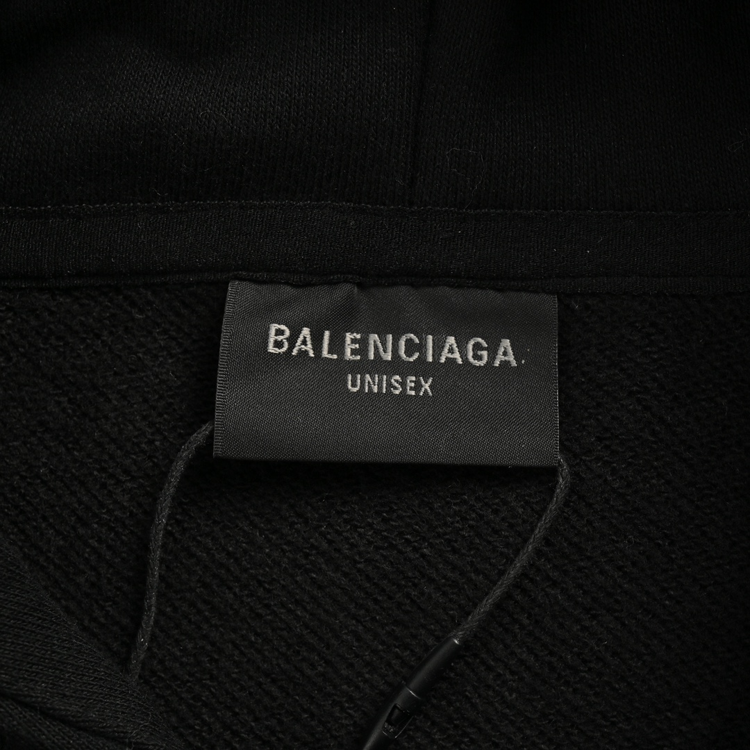 Balenciaga & Vogue 联名 后背灯塔数码印花连帽卫衣