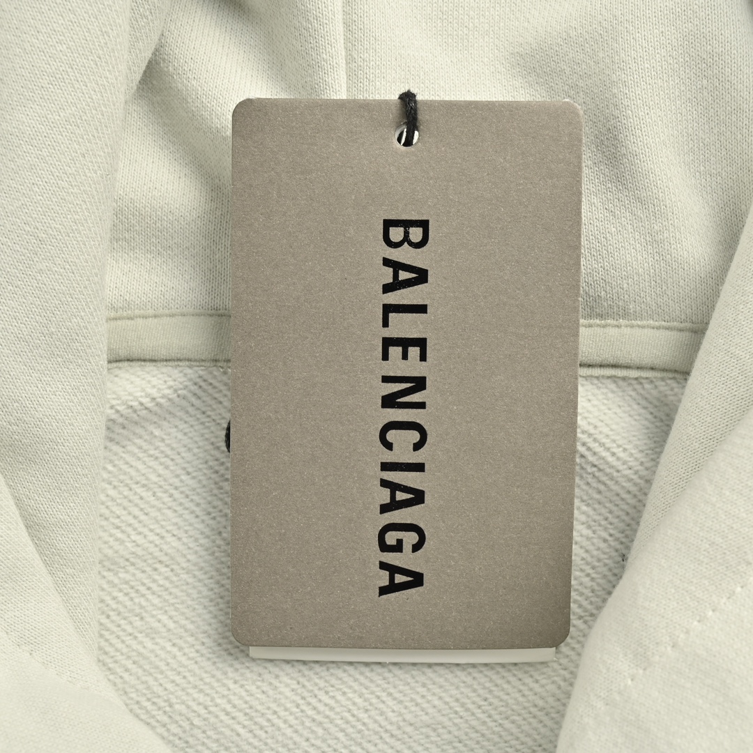 Balenciaga & Vogue 联名 后背灯塔数码印花连帽卫衣