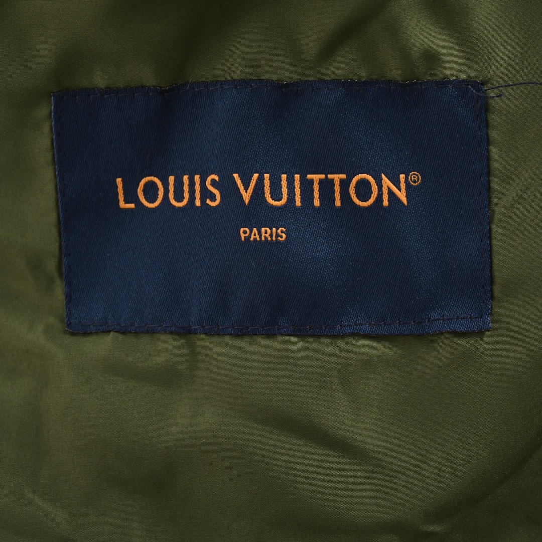 Louis Vuitton/路易威登 24Fw 迷彩马赛克棋盘格羽绒棉服外套