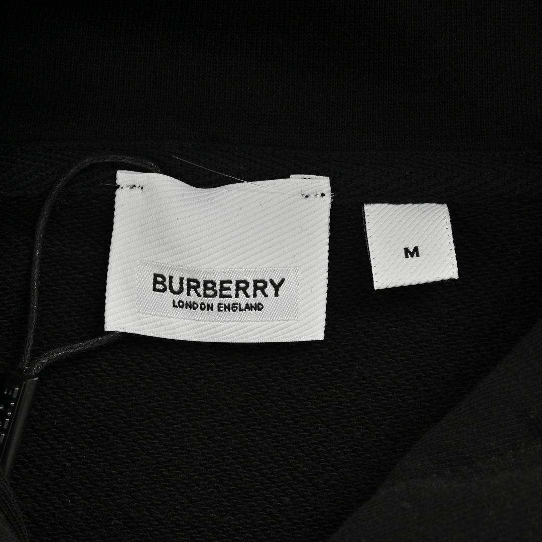 Burberry/巴宝莉 刺绣战马logo连帽卫衣 高级420g全棉毛圈面料