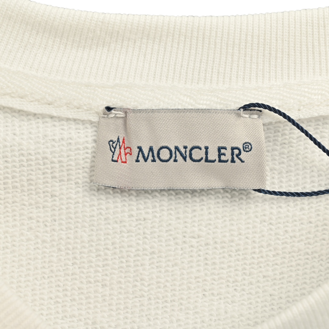 Moncler/蒙口 经典字母logo印花圆领卫衣