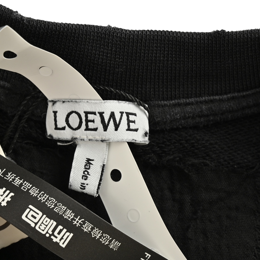 Loewe/罗意威 24Fw 渐变水洗印花圆领卫衣