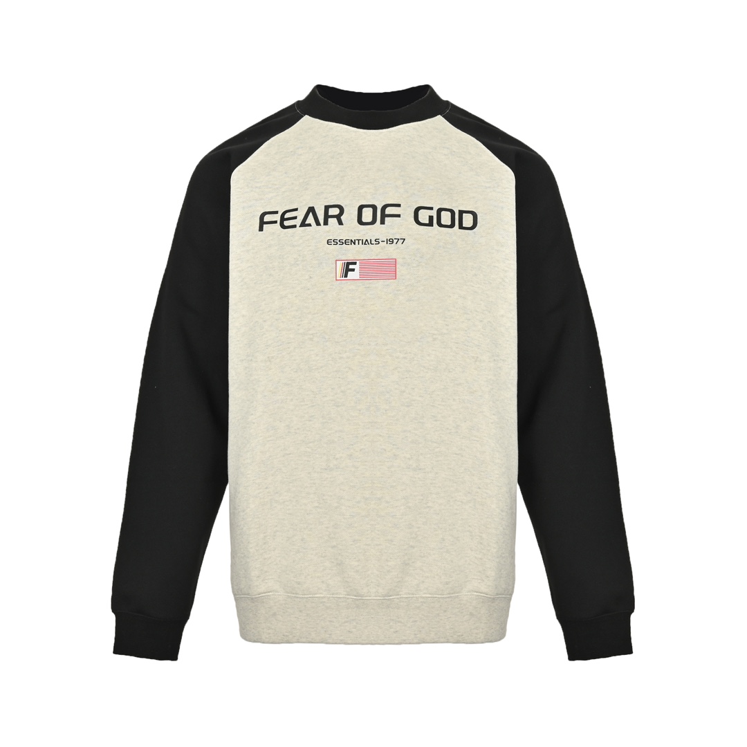 Fear of God FOG 24Fw 拼接国旗圆领卫衣