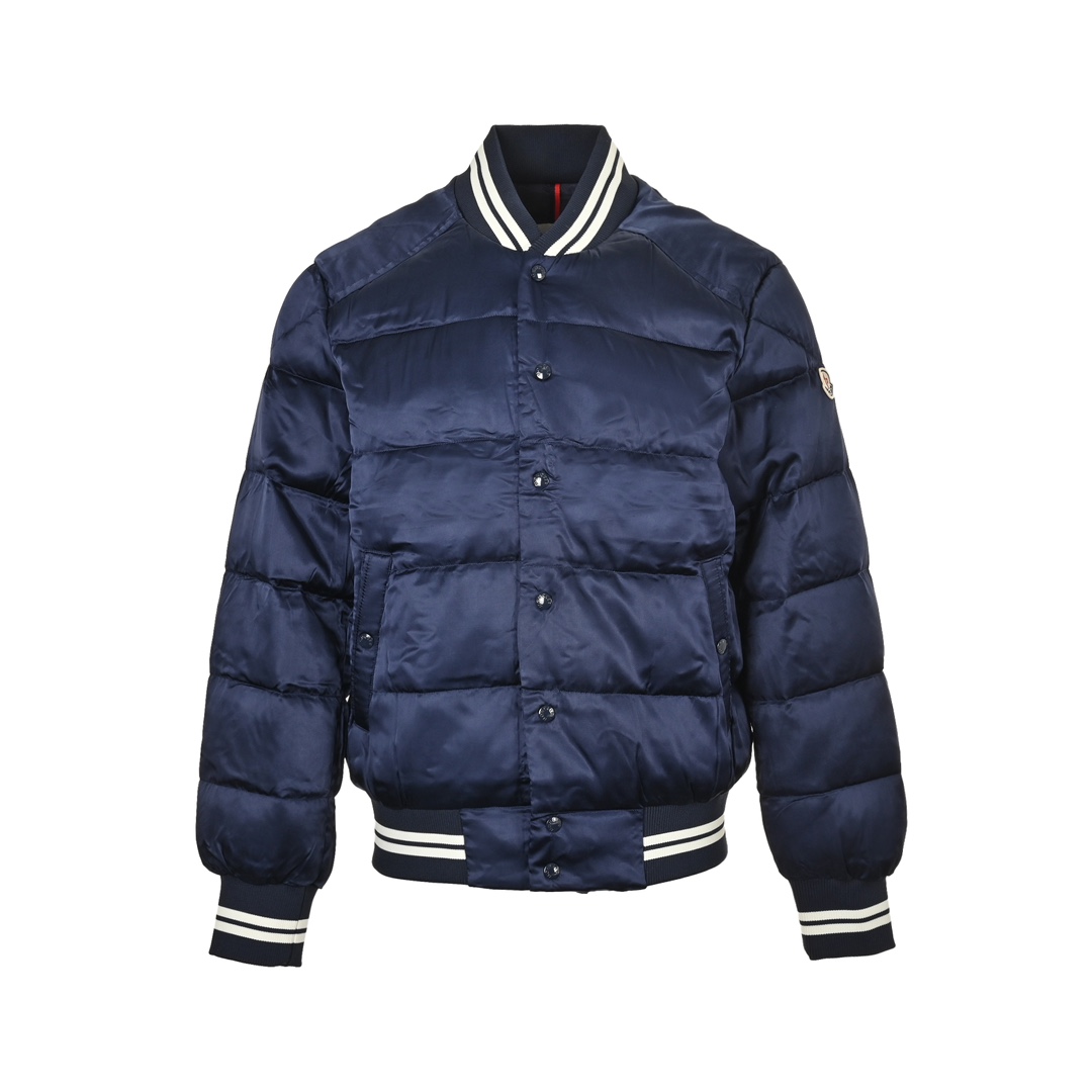 Moncler/蒙口 24Fw 后背logo飞行棒球服羽绒服外套 学院复古风棒球服夹克