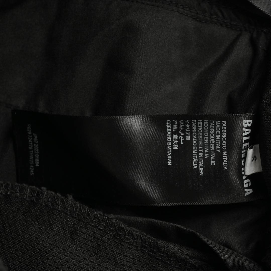 Balenciaga/巴黎世家 24Fw 胶带印花梭织长裤