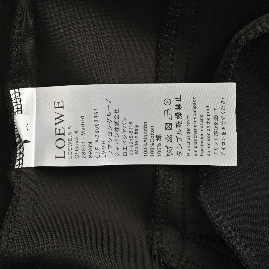 Loewe/罗意威 24Fw 刺绣logo侧边织带套装外套