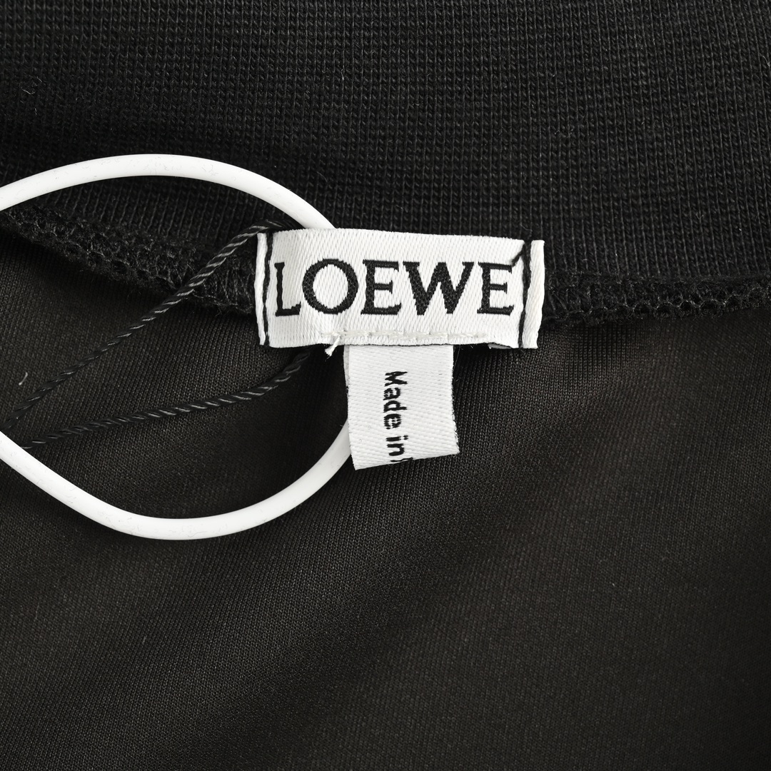 Loewe/罗意威 24Fw 刺绣logo侧边织带套装外套