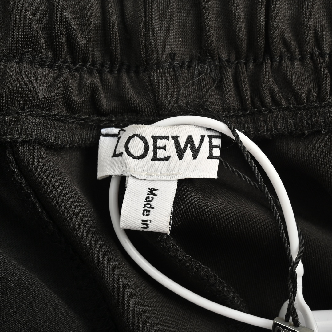 Loewe/罗意威 24Fw 刺绣logo侧边织带套装长裤