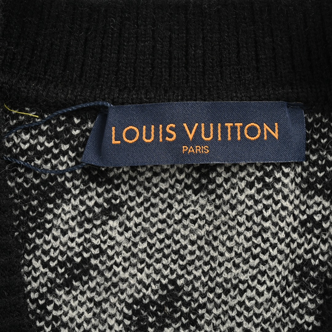 Louis Vuitton/路易威登 23Fw 枫也提花开衫毛衣