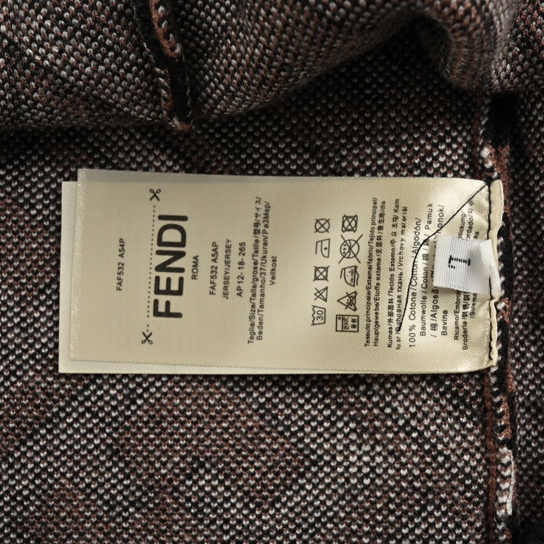 Fendi/芬迪 24Fw FF满印提花毛衣