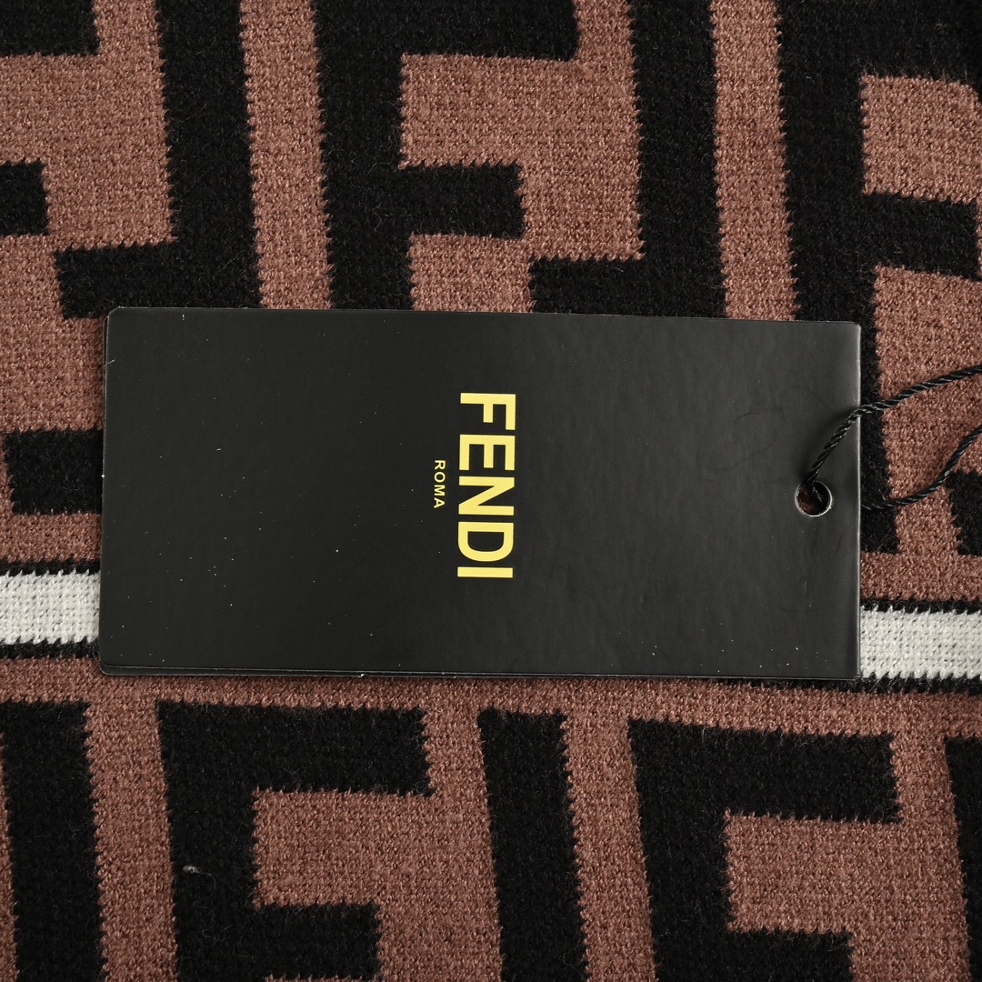 Fendi/芬迪 24Fw FF满印提花毛衣