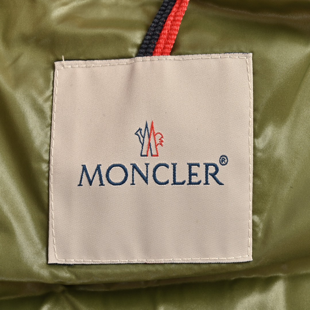 顶级版本 Moncler/蒙口 经典tib gilet系列橙色羽绒马甲