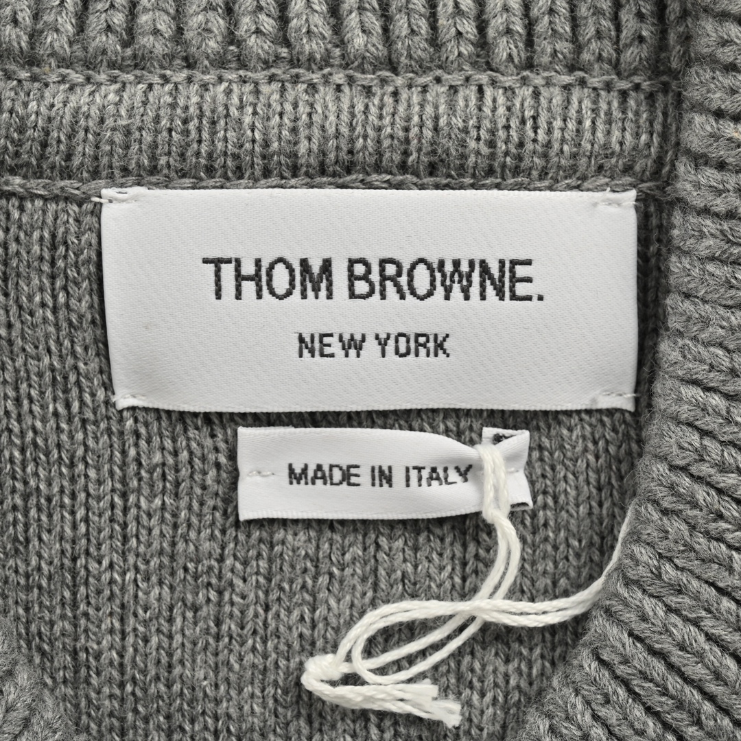 Thom Browne/汤姆布朗 24Fw 竖条纹针织夹克外套