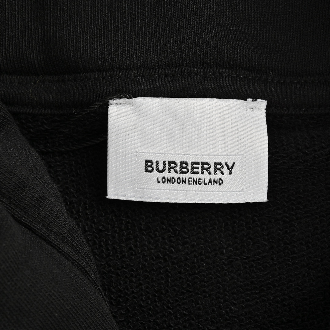 Burberry/巴宝莉 天鹅logo印花连帽卫衣