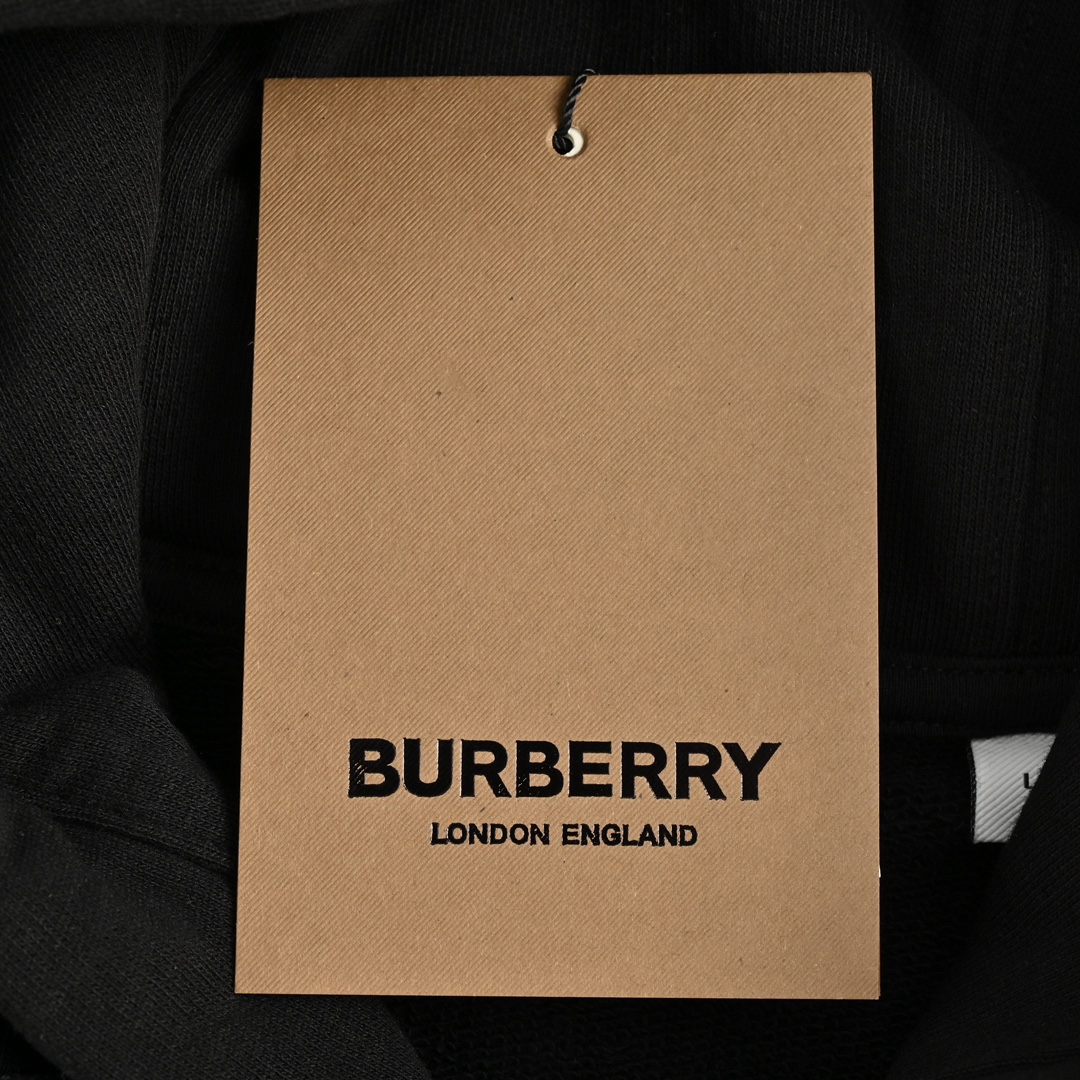 Burberry/巴宝莉 天鹅logo印花连帽卫衣