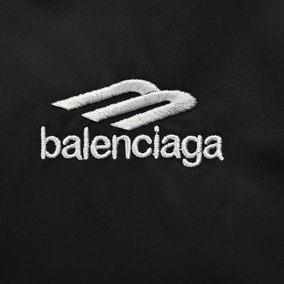 Balenciaga/巴黎世家 3B Sports刺绣双拉链冲锋衣外套