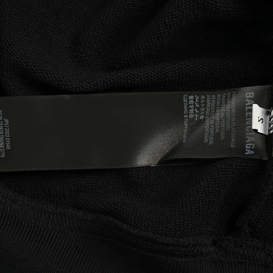 Balenciaga/巴黎世家 22Fw 涂鸦双B印花连帽卫衣