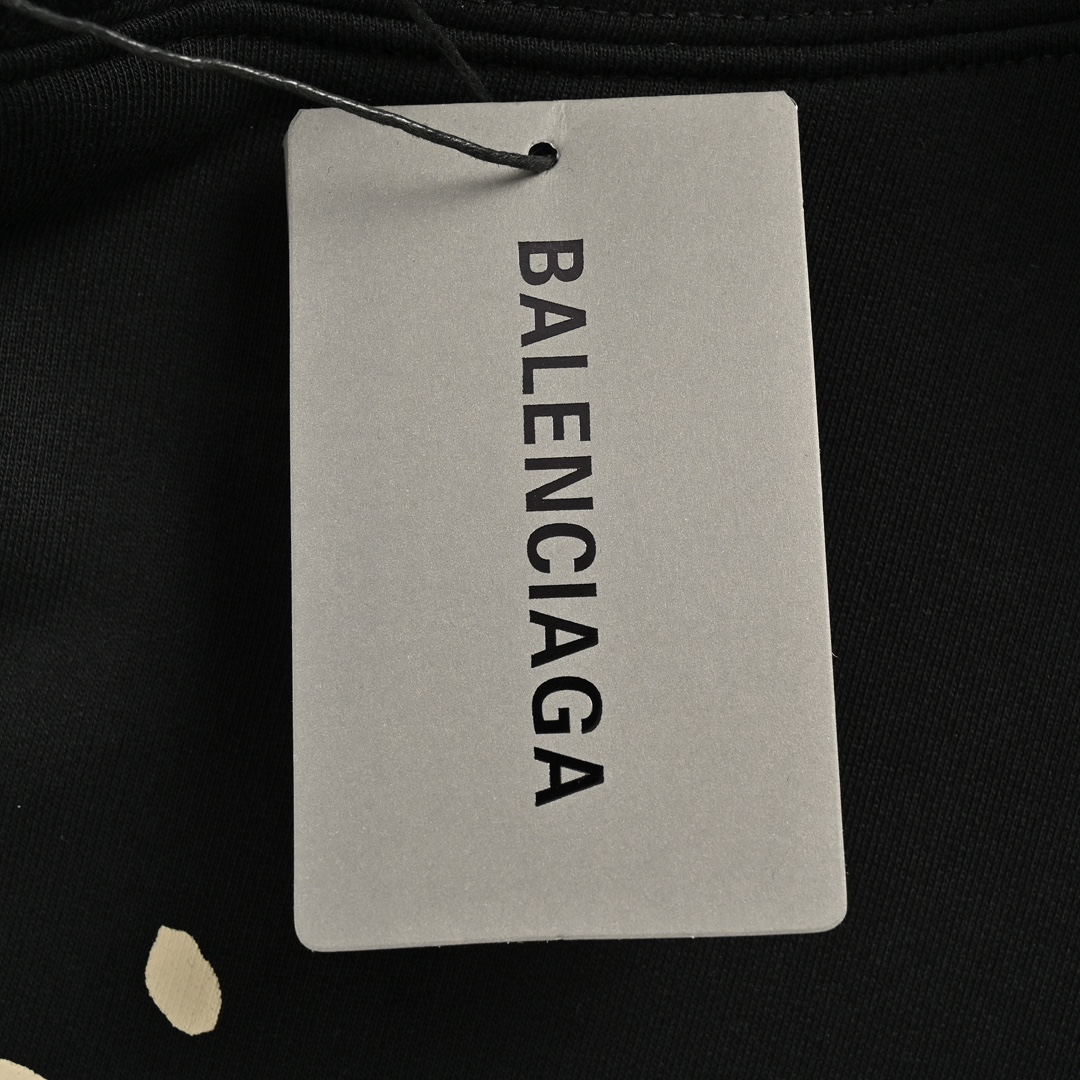 Balenciaga/巴黎世家 22Fw 涂鸦双B印花连帽卫衣